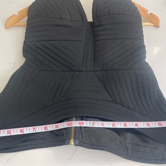 COPY - Structured Black Bustier - Picture 4 of 6